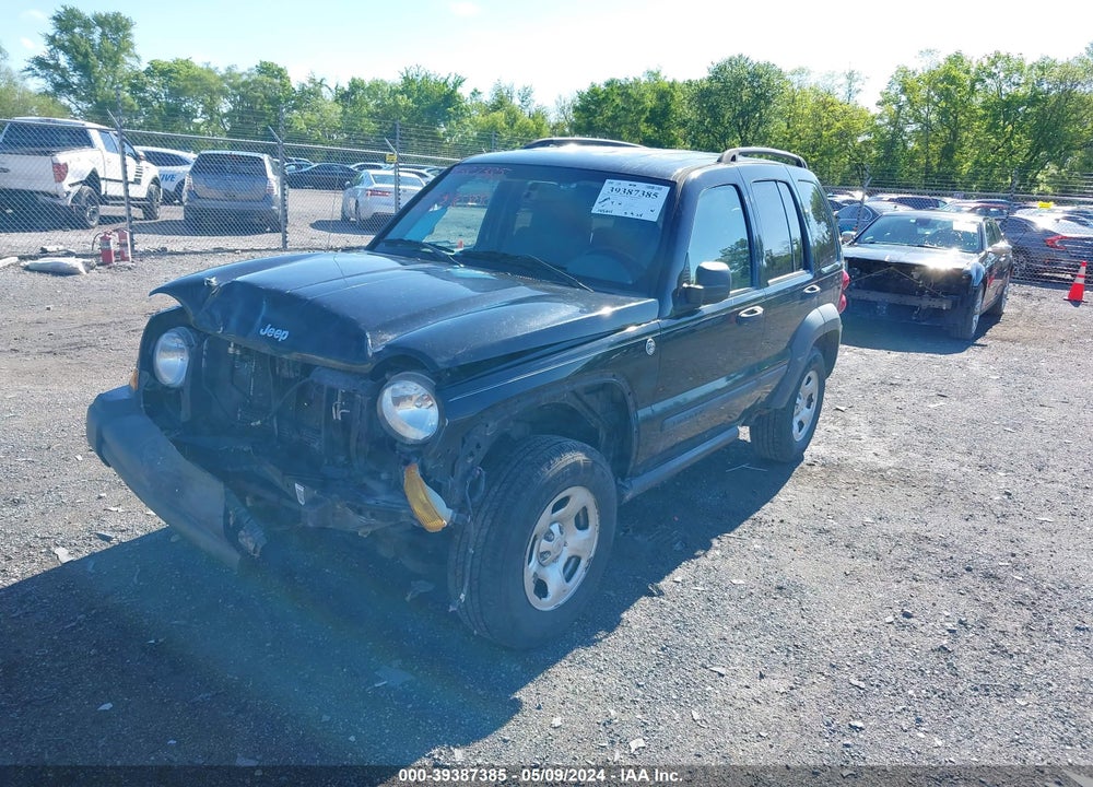 2007 JEEP LIBERTY SPORT VIN: 1J4GL48K87W645970
