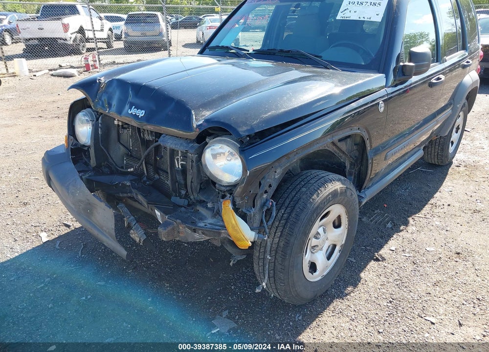 2007 JEEP LIBERTY SPORT VIN: 1J4GL48K87W645970
