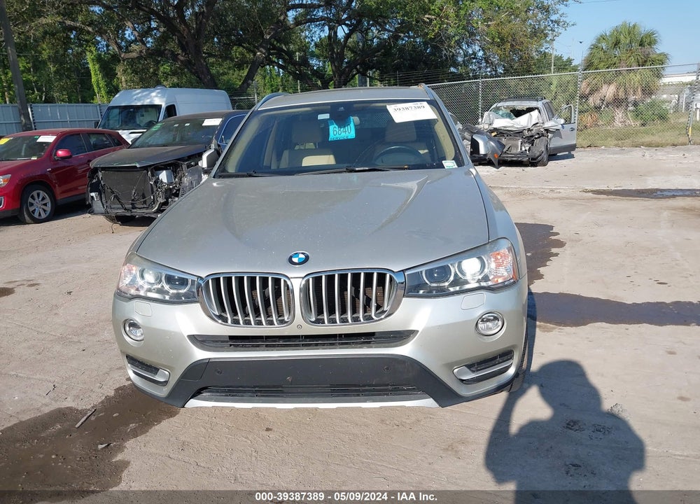 2017 BMW X3 SDRIVE28I VIN: 5UXWZ7C58H0T44492