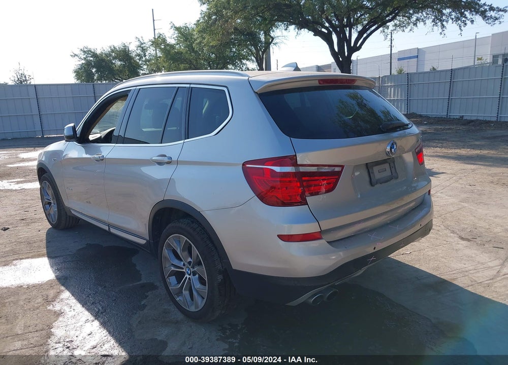 2017 BMW X3 SDRIVE28I VIN: 5UXWZ7C58H0T44492