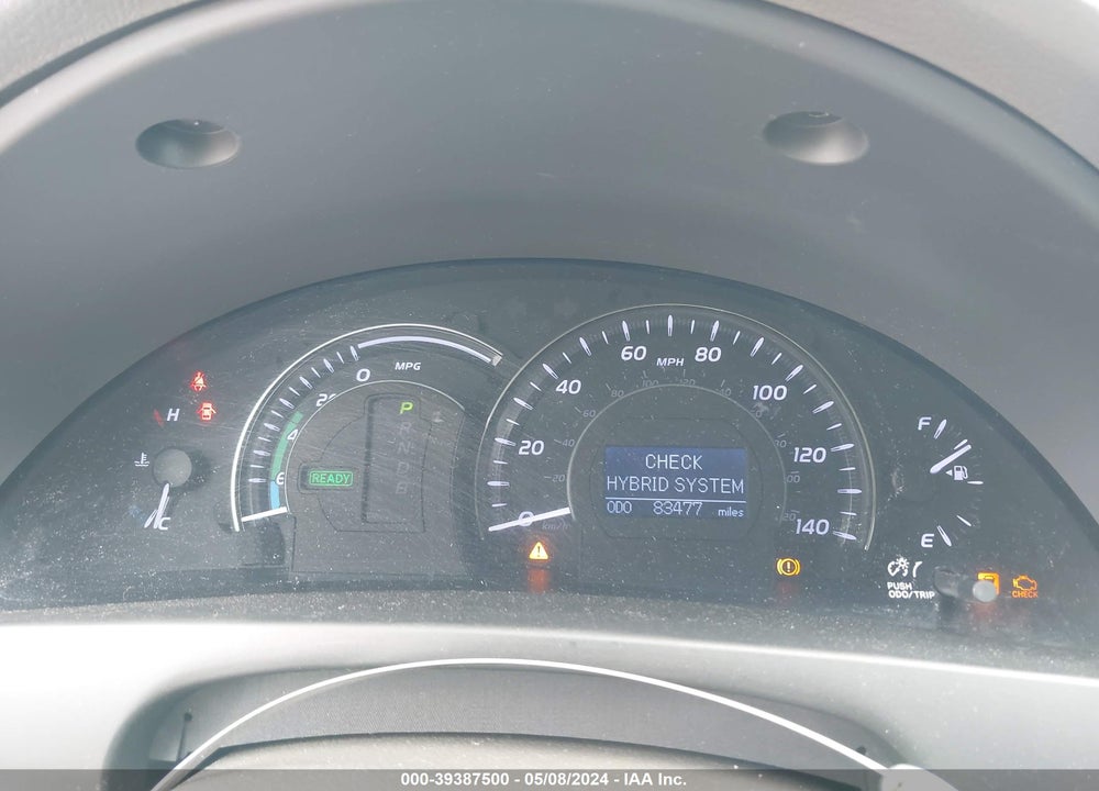 2011 TOYOTA CAMRY HYBRID VIN: 4T1BB3EK6BU133299