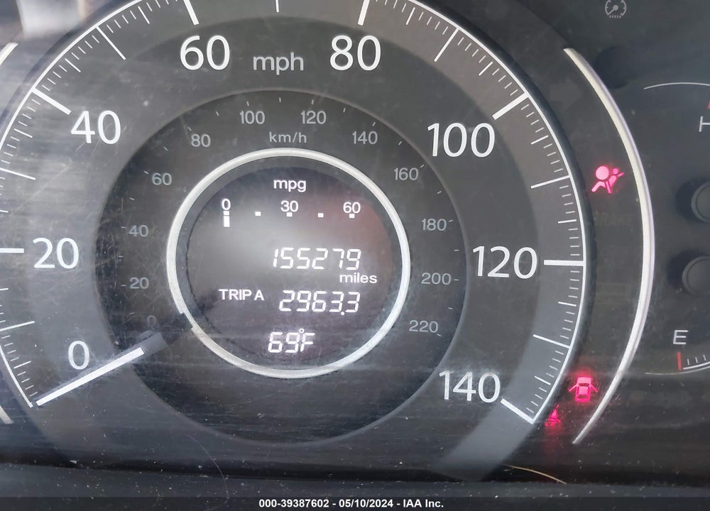 2012 HONDA CR-V EX-L VIN: JHLRM4H78CC002332