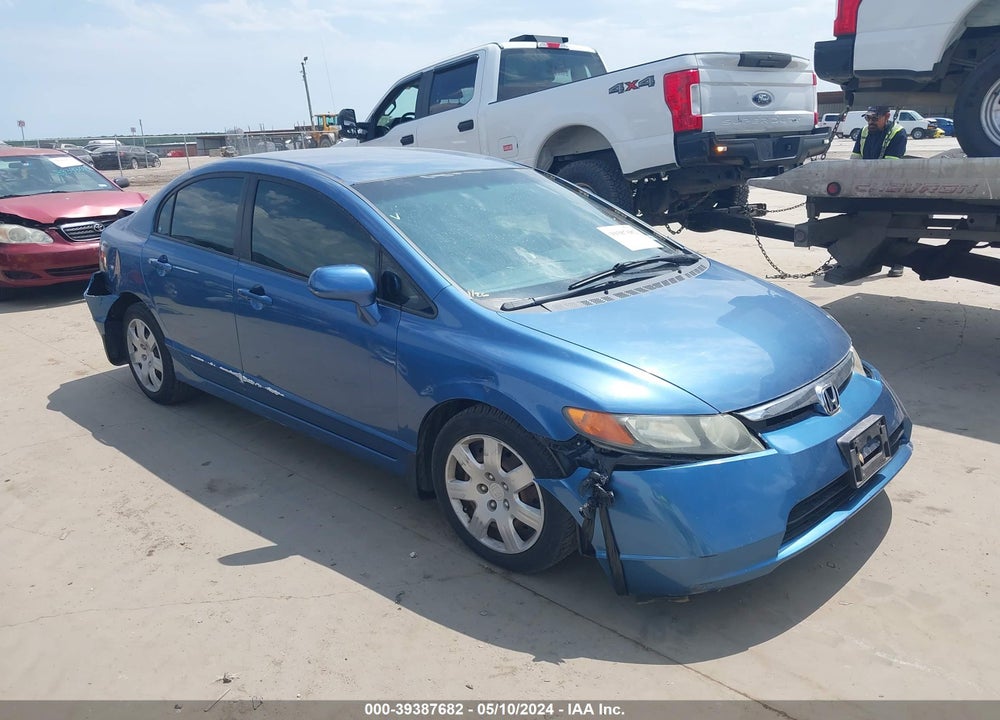 2008 HONDA CIVIC LX VIN: 1HGFA16598L079776