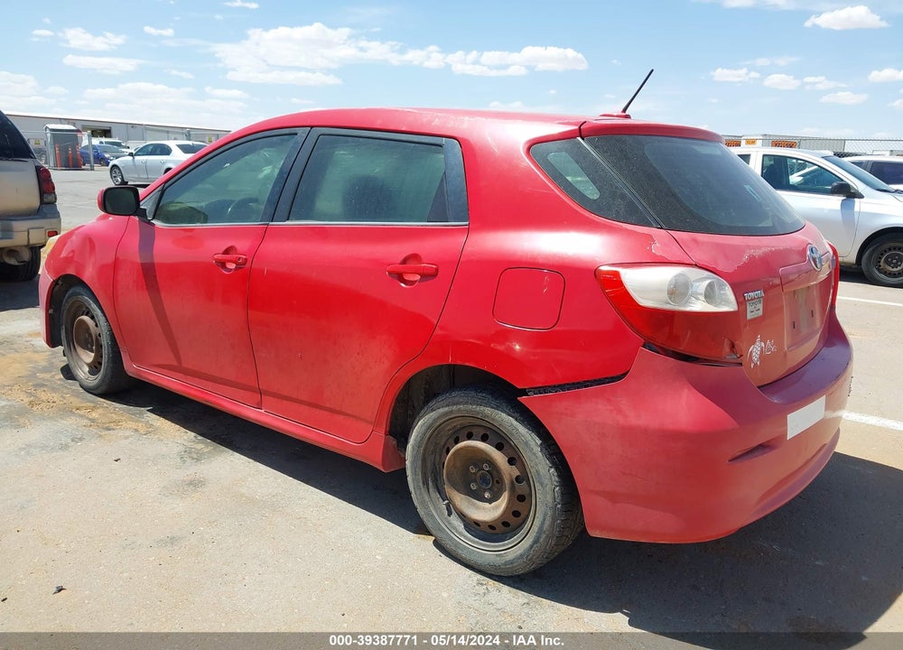 2009 TOYOTA MATRIX VIN: 2T1KU40E49C140474