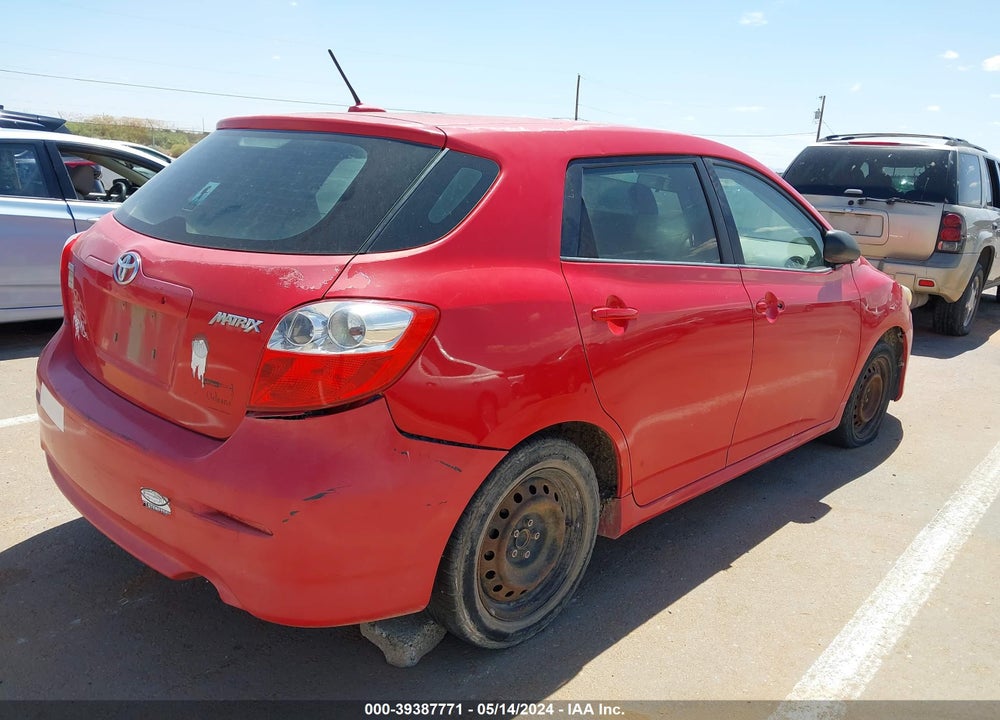 2009 TOYOTA MATRIX VIN: 2T1KU40E49C140474