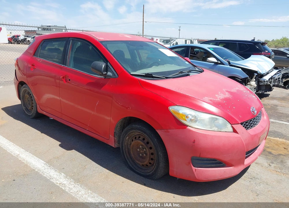 2009 TOYOTA MATRIX VIN: 2T1KU40E49C140474