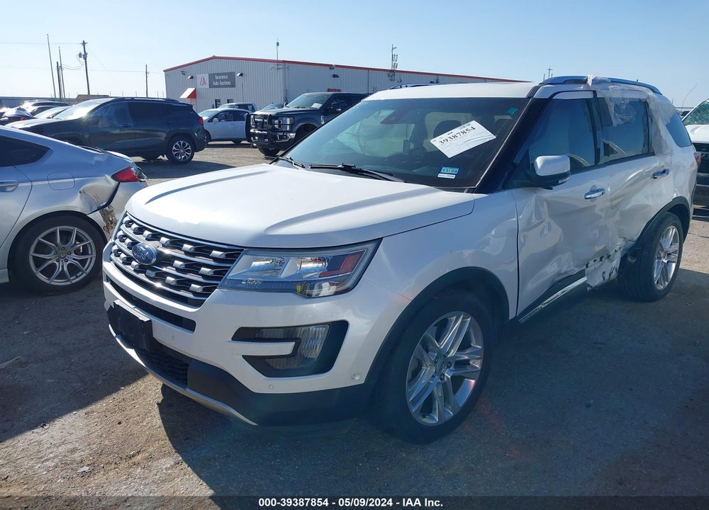 2016 FORD EXPLORER LIMITED VIN: 1FM5K7F89GGB04845