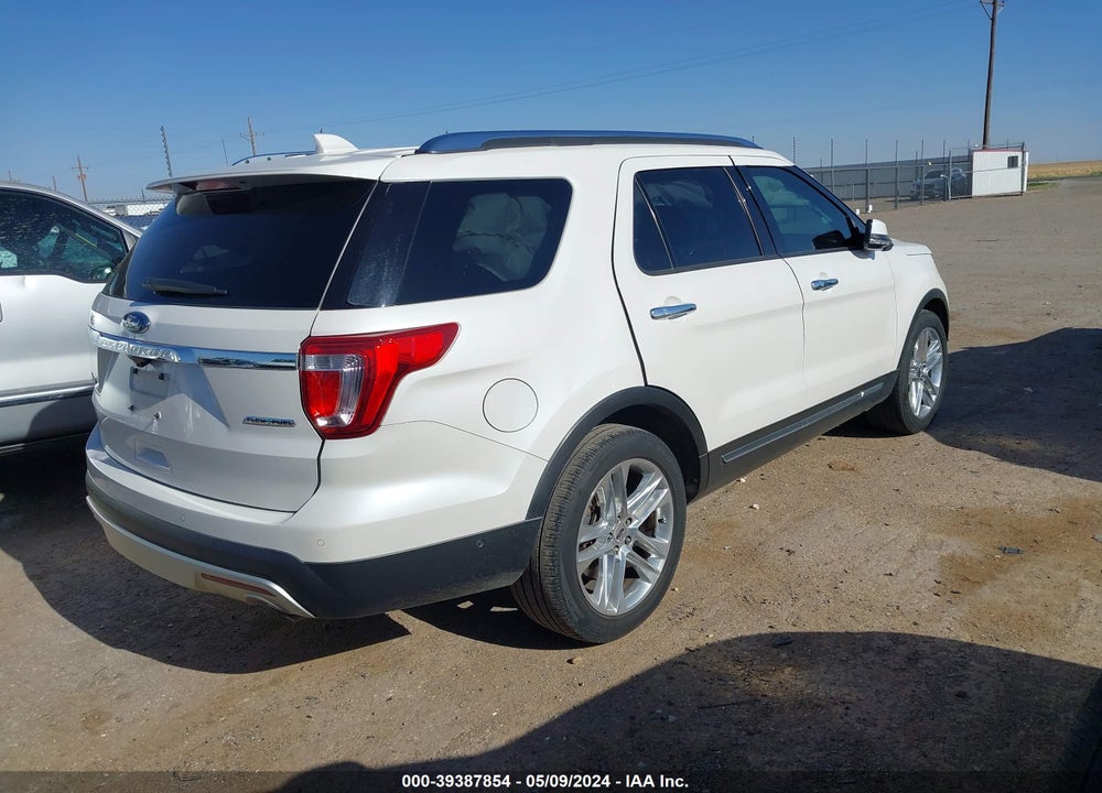2016 FORD EXPLORER LIMITED VIN: 1FM5K7F89GGB04845