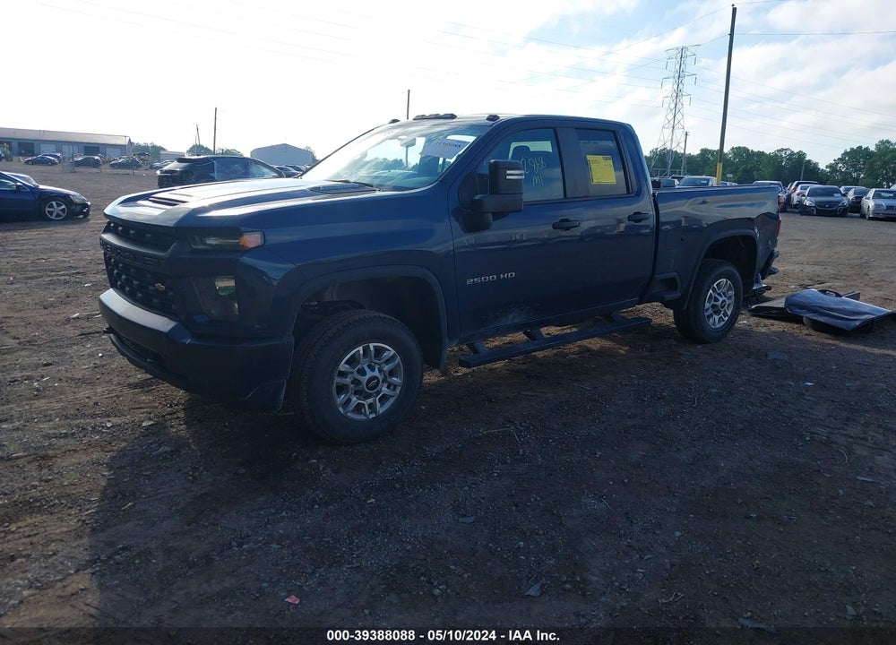 2021 CHEVROLET SILVERADO 2500HD 4WD DOUBLE CAB STANDARD BED WT VIN: 1GC5YLEY6MF180490