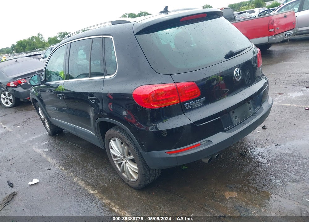 2016 VOLKSWAGEN TIGUAN SE VIN: WVGAV7AX0GW602796