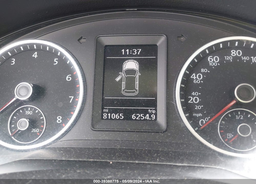 2016 VOLKSWAGEN TIGUAN SE VIN: WVGAV7AX0GW602796
