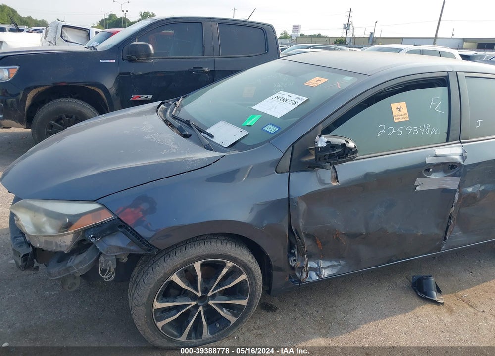 2015 TOYOTA COROLLA L VIN: 5YFBURHE9FP216543