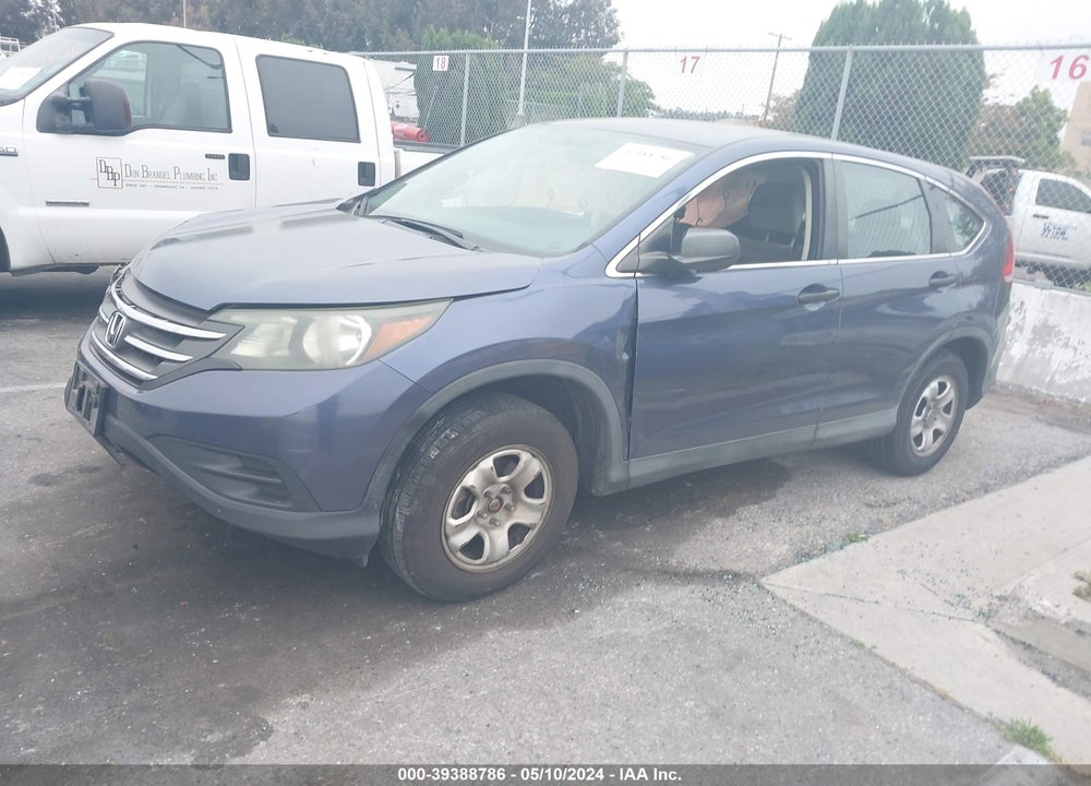 2014 HONDA CR-V LX VIN: 2HKRM3H37EH549412