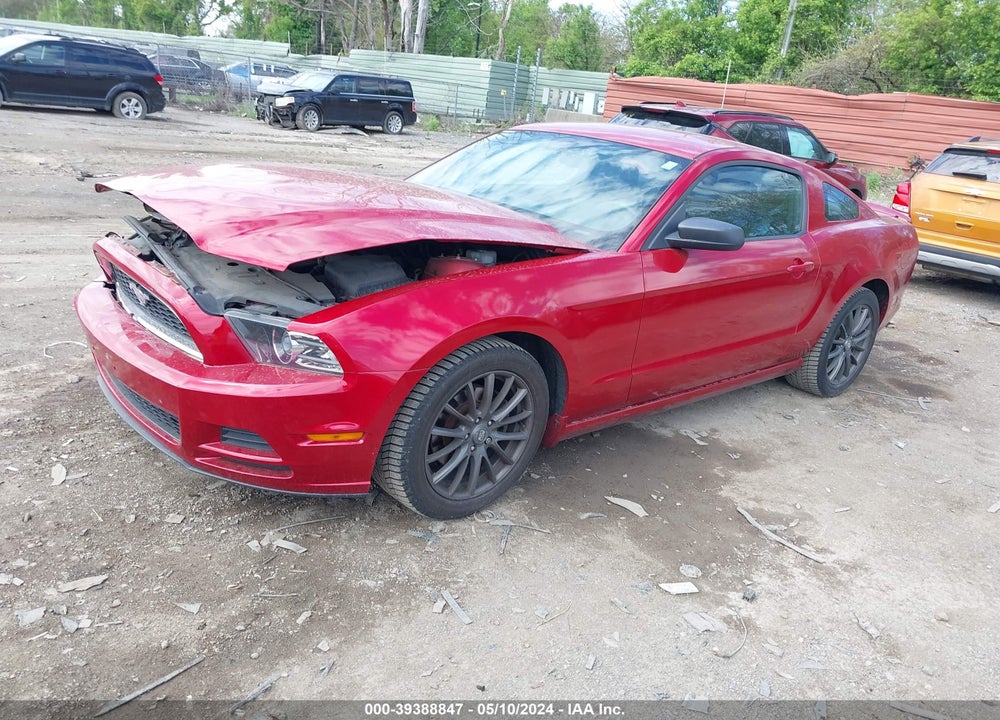 2013 FORD MUSTANG V6 VIN: 1ZVBP8AM2D5246154