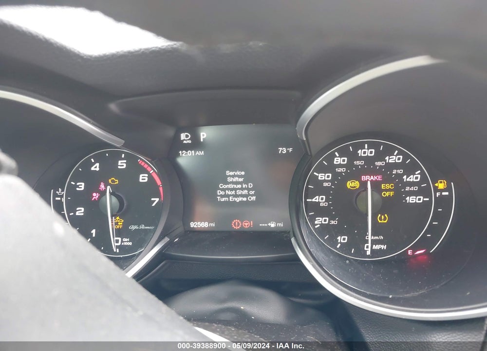 2018 ALFA ROMEO STELVIO TI SPORT AWD VIN: ZASFAKNN7J7B89740