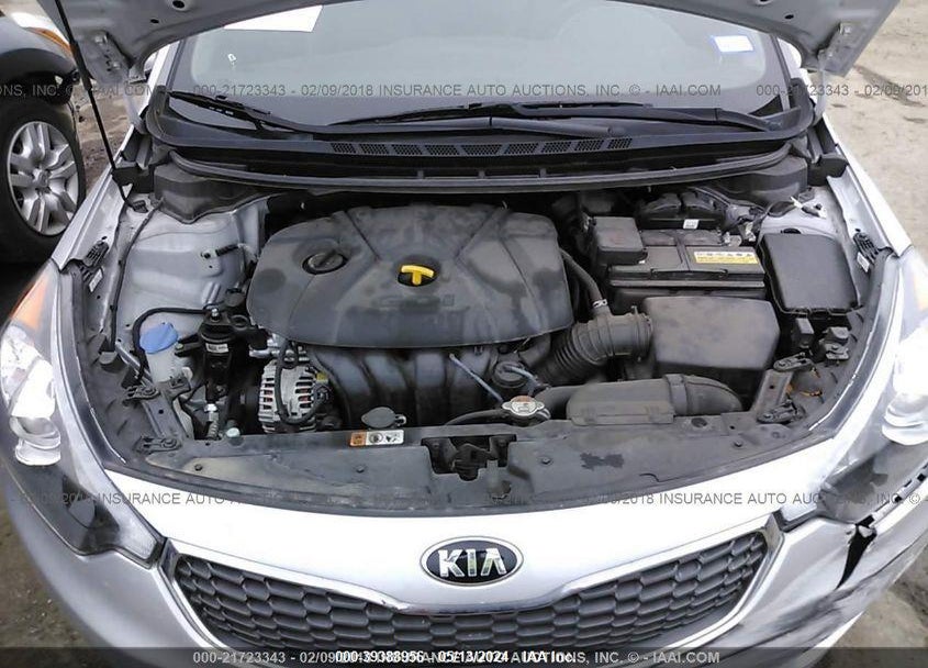 2016 KIA FORTE EX VIN: KNAFZ4A89G5448226
