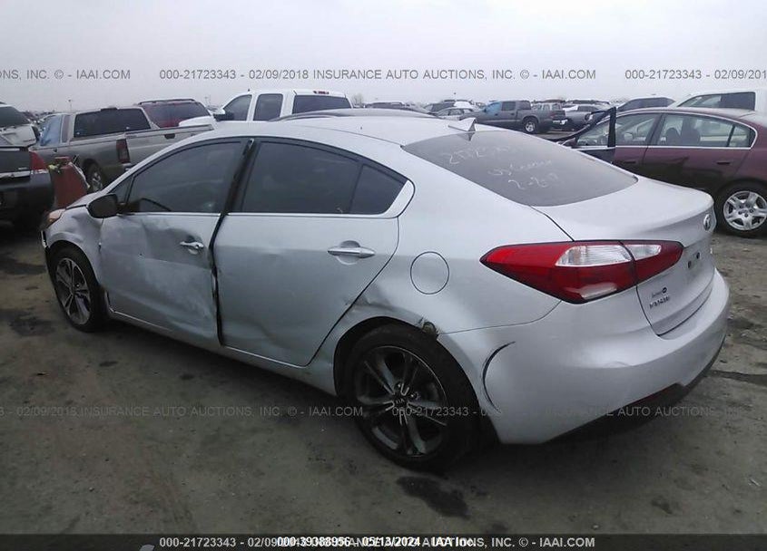 2016 KIA FORTE EX VIN: KNAFZ4A89G5448226