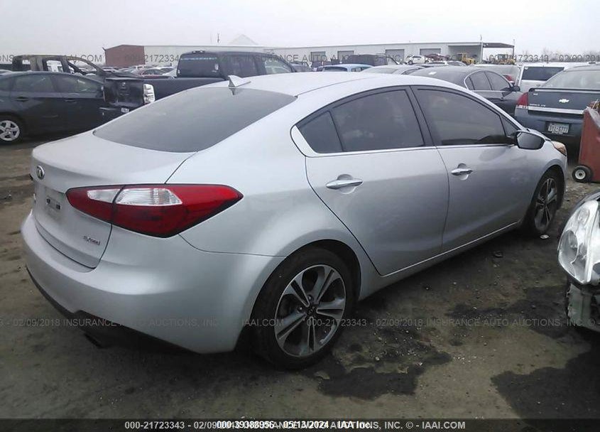 2016 KIA FORTE EX VIN: KNAFZ4A89G5448226