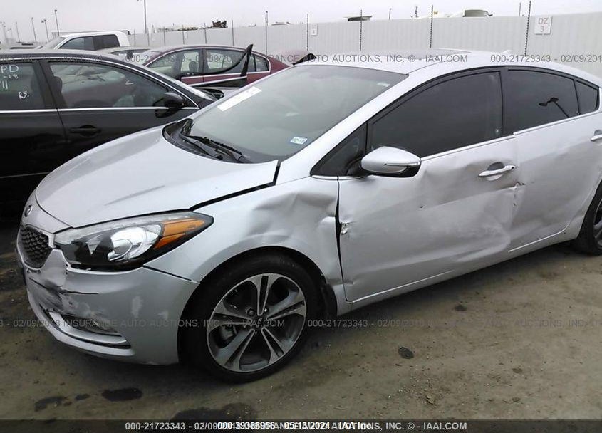 2016 KIA FORTE EX VIN: KNAFZ4A89G5448226