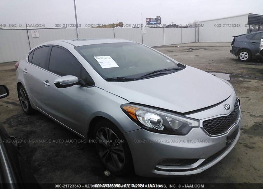 2016 KIA FORTE EX VIN: KNAFZ4A89G5448226