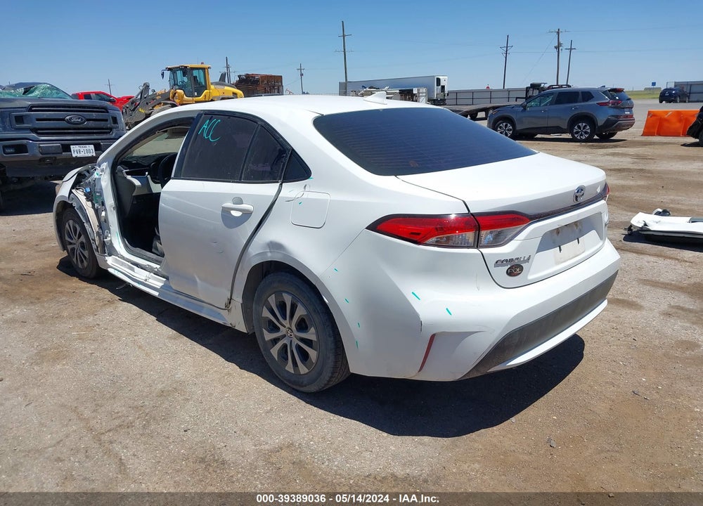 2021 TOYOTA COROLLA HYBRID LE VIN: JTDEAMDE2MJ003904