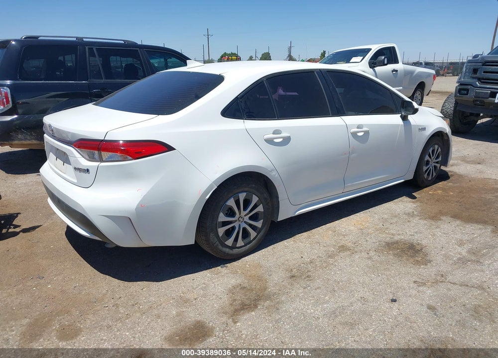 2021 TOYOTA COROLLA HYBRID LE VIN: JTDEAMDE2MJ003904