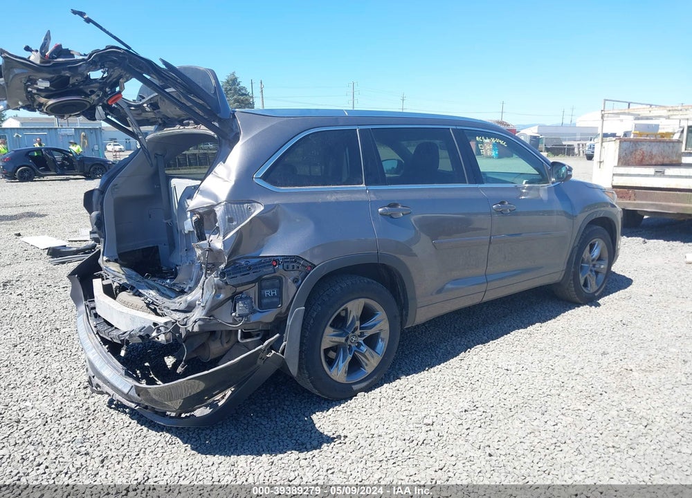 2017 TOYOTA HIGHLANDER LIMITED/PLATINUM VIN: 5TDDZRFH5HS403702