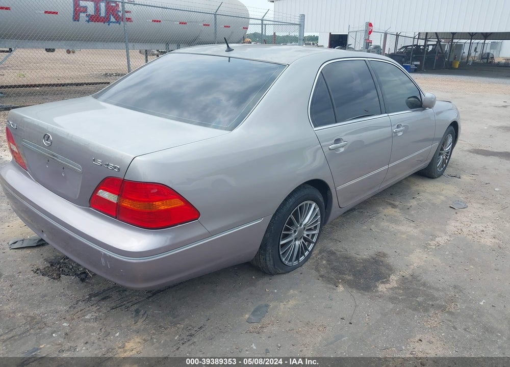 2001 LEXUS LS 430 BASE (A5) VIN: JTHBN30F210020430
