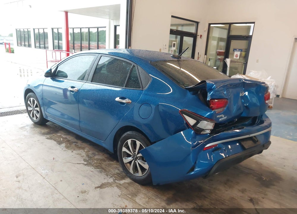 2022 KIA RIO S VIN: 3KPA24ADXNE473264