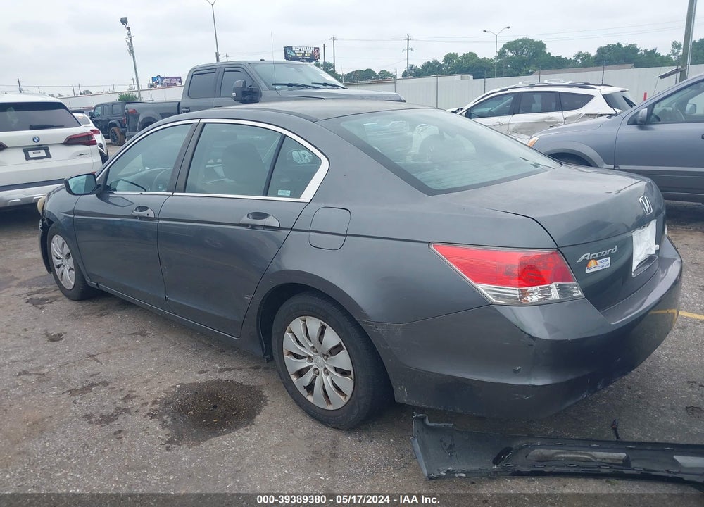 2010 HONDA ACCORD 2.4 LX VIN: 1HGCP2F36AA117293