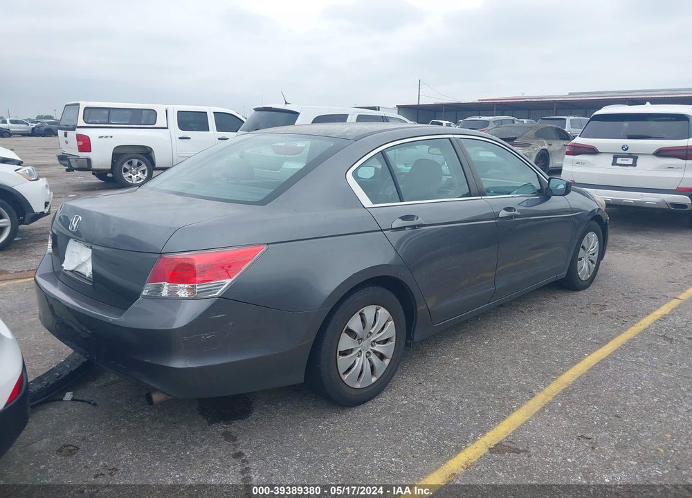 2010 HONDA ACCORD 2.4 LX VIN: 1HGCP2F36AA117293