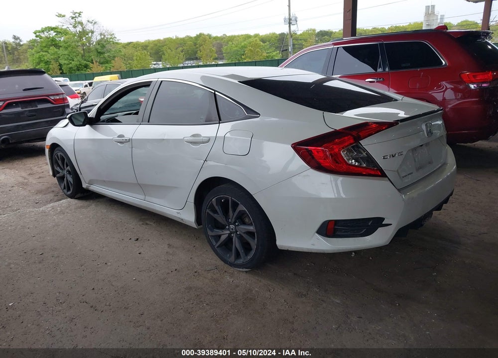 2020 HONDA CIVIC SPORT VIN: 2HGFC2F87LH561906