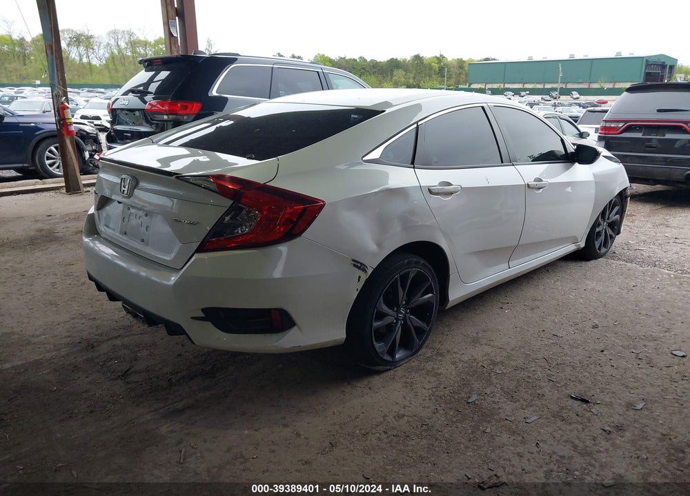 2020 HONDA CIVIC SPORT VIN: 2HGFC2F87LH561906