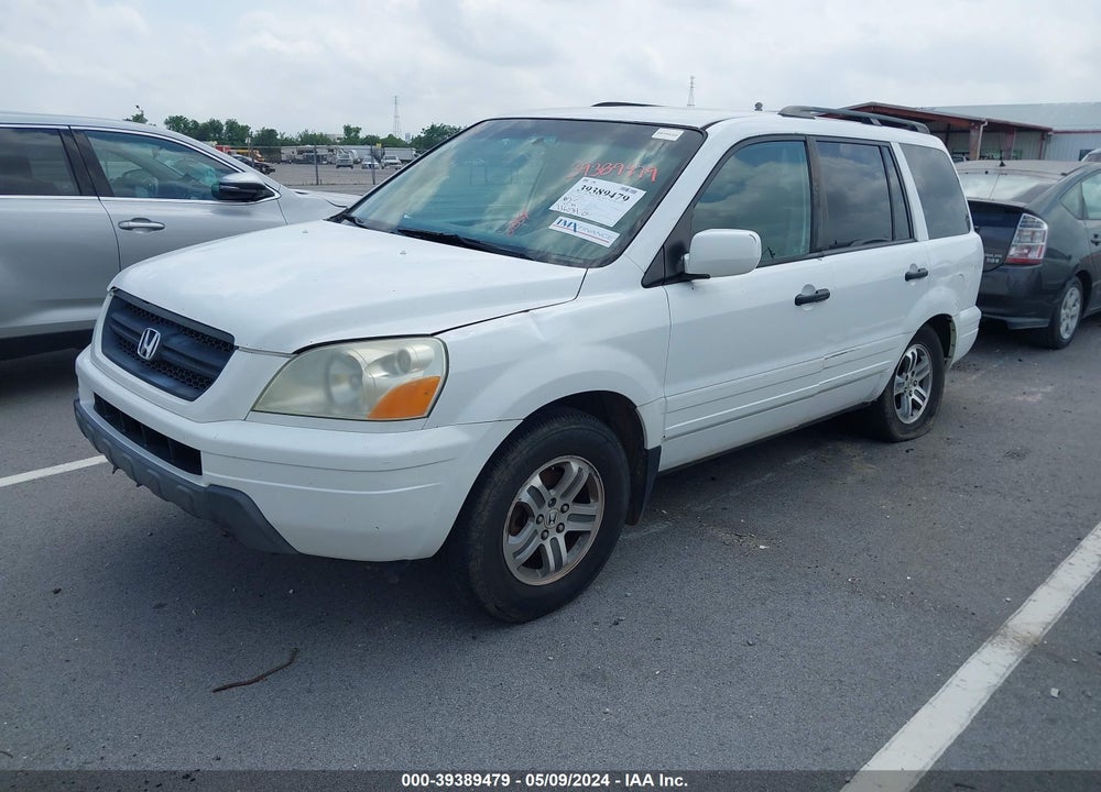 2004 HONDA PILOT EX-L VIN: 2HKYF185X4H616840