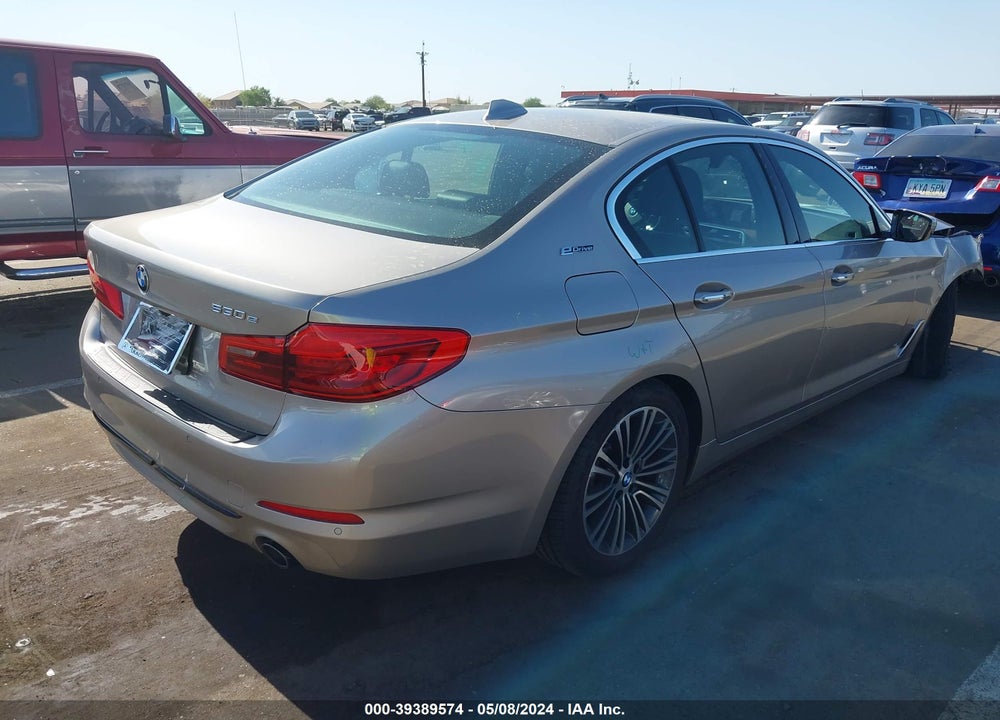 2018 BMW 530E IPERFORMANCE VIN: WBAJA9C55JB253573