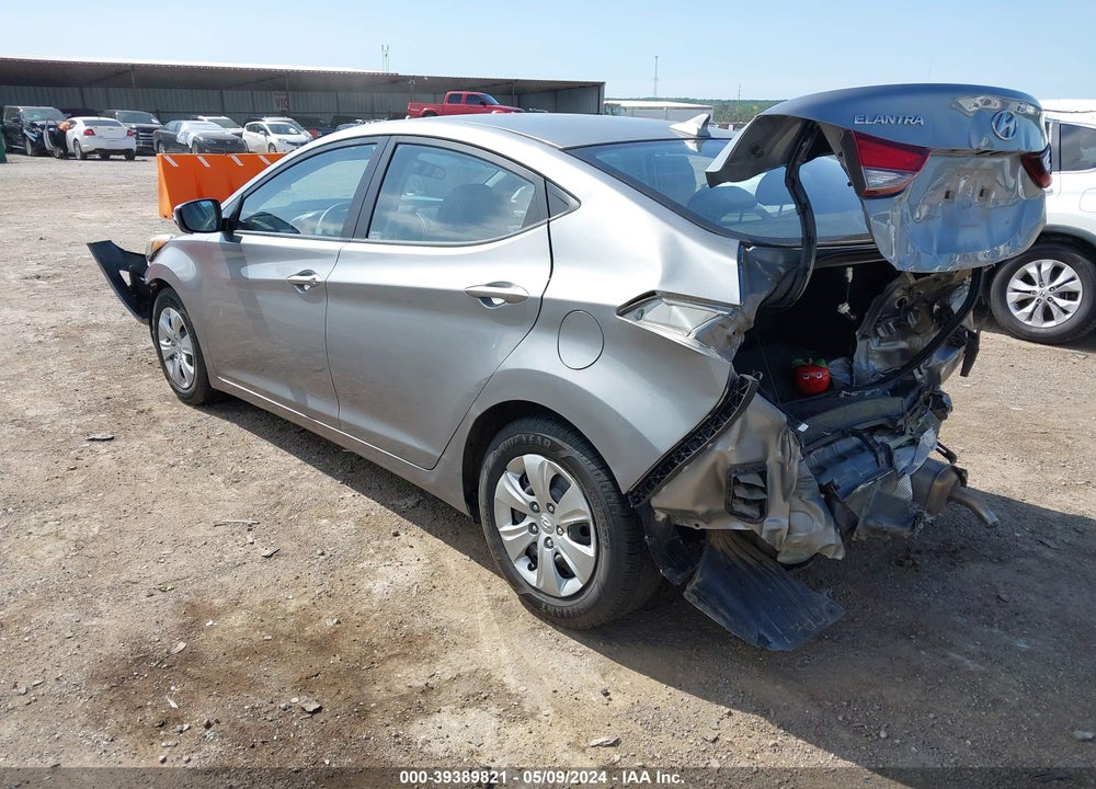 2016 HYUNDAI ELANTRA SE VIN: KMHDH4AE9GU489945