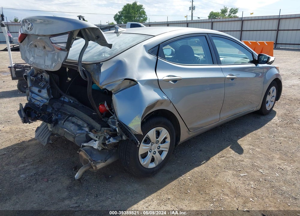 2016 HYUNDAI ELANTRA SE VIN: KMHDH4AE9GU489945