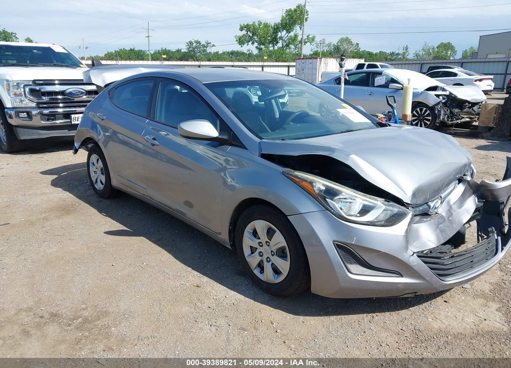 2016 HYUNDAI ELANTRA SE VIN: KMHDH4AE9GU489945