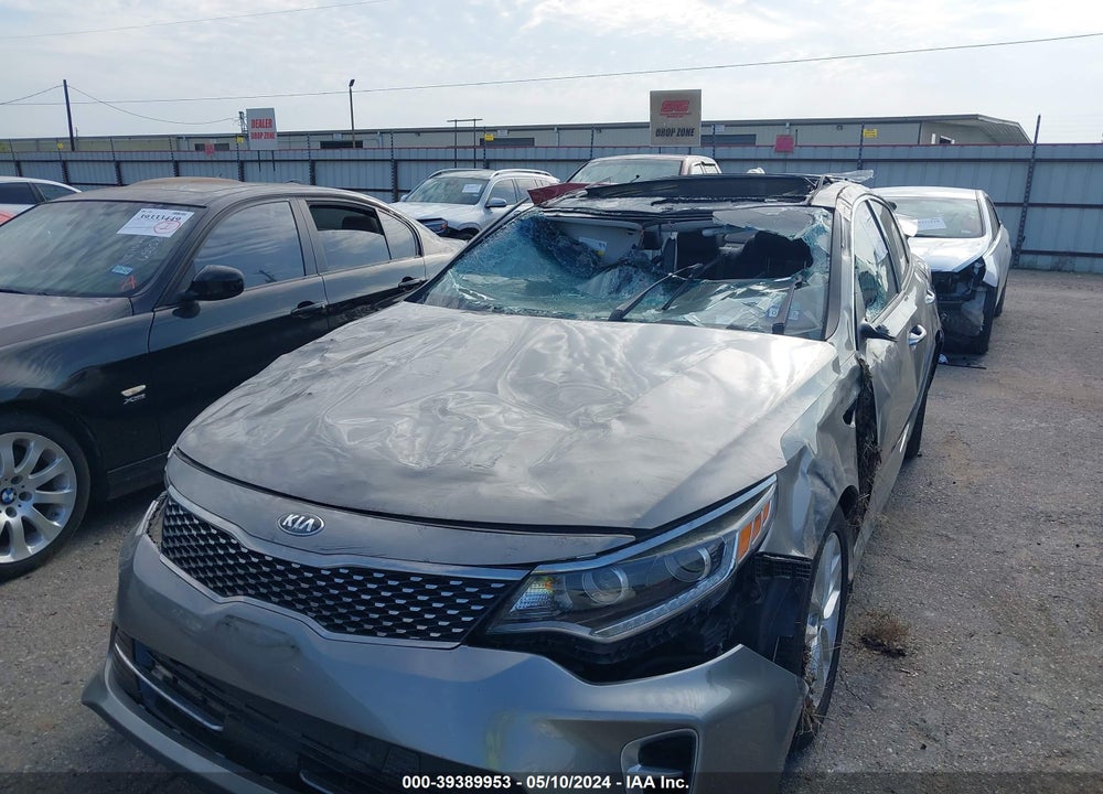 2017 KIA OPTIMA EX VIN: 5XXGU4L38HG135656
