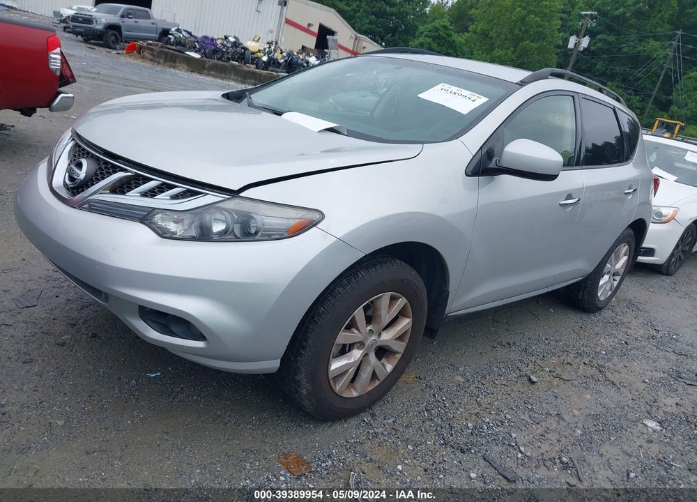2013 NISSAN MURANO SV VIN: JN8AZ1MU9DW213453