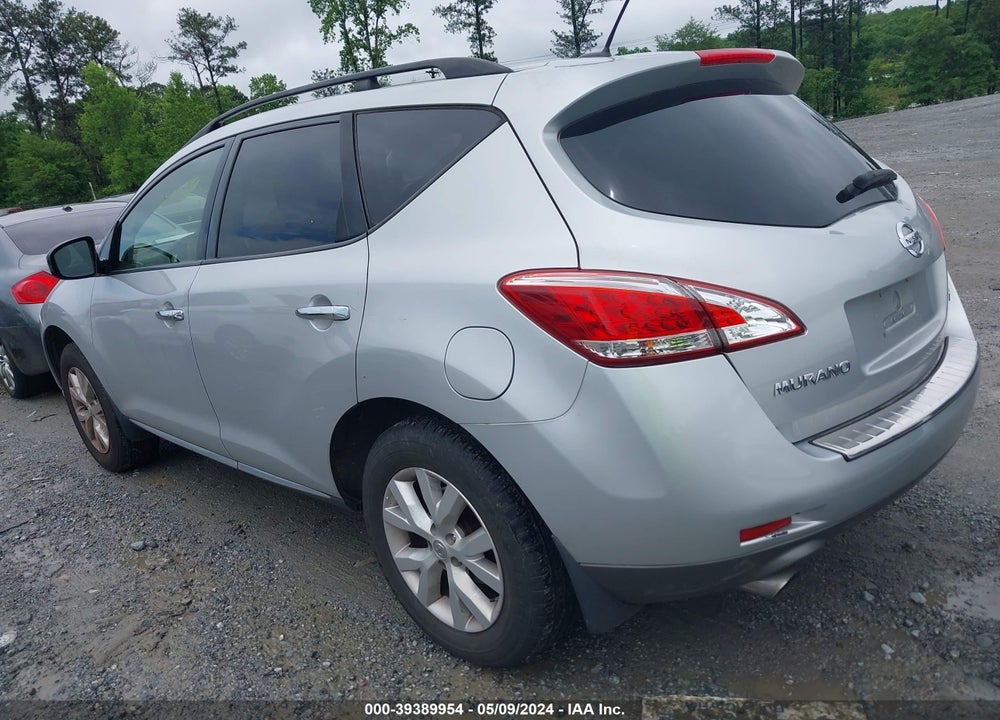 2013 NISSAN MURANO SV VIN: JN8AZ1MU9DW213453