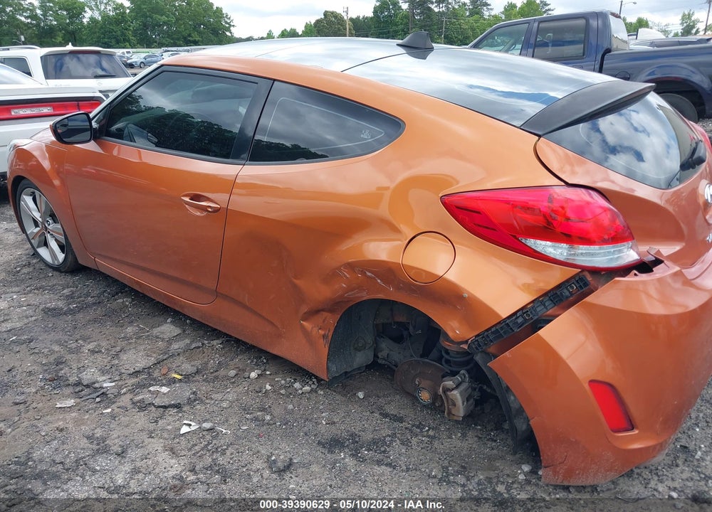 2016 HYUNDAI VELOSTER VIN: KMHTC6AD6GU292776