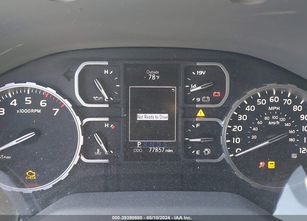 2019 TOYOTA TUNDRA SR5 5.7L V8 VIN: 5TFDY5F15KX829535