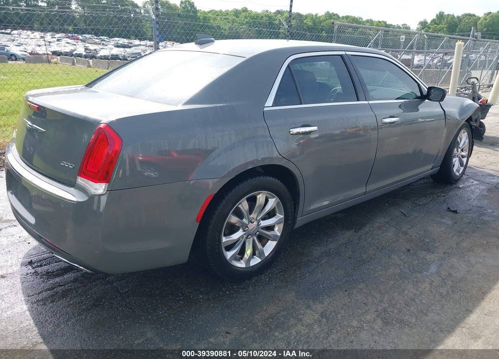 2018 CHRYSLER 300 LIMITED AWD VIN: 2C3CCAKG1JH165108