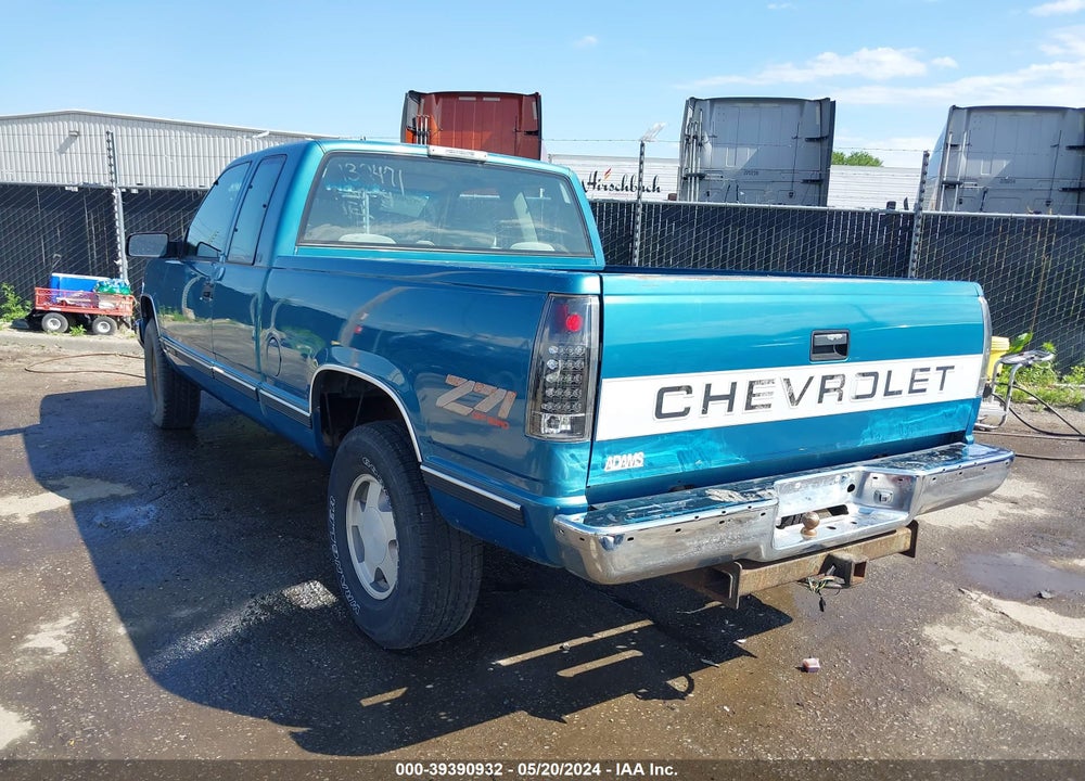 1997 CHEVROLET K1500 FLEETSIDE VIN: 2GCEK19R1V1141307