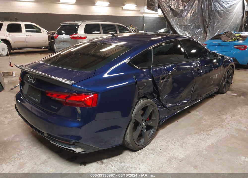 2021 AUDI A5 SPORTBACK PREMIUM PLUS 45 TFSI QUATTRO S TRONIC VIN: WAUFACF55MA008555