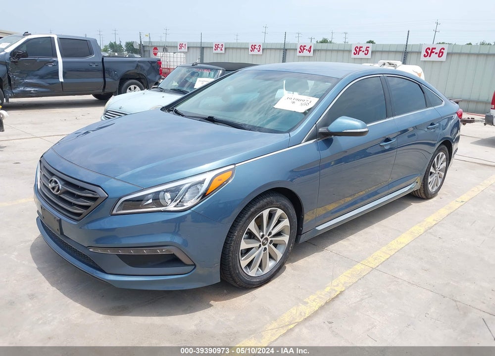 2016 HYUNDAI SONATA SPORT VIN: 5NPE34AF8GH346396