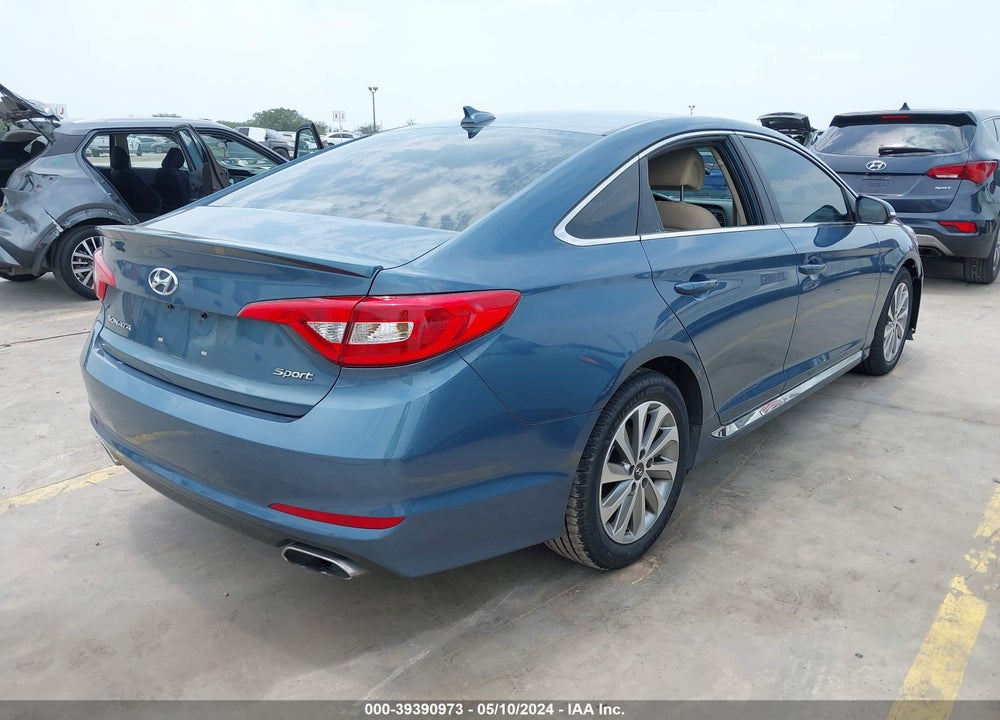 2016 HYUNDAI SONATA SPORT VIN: 5NPE34AF8GH346396