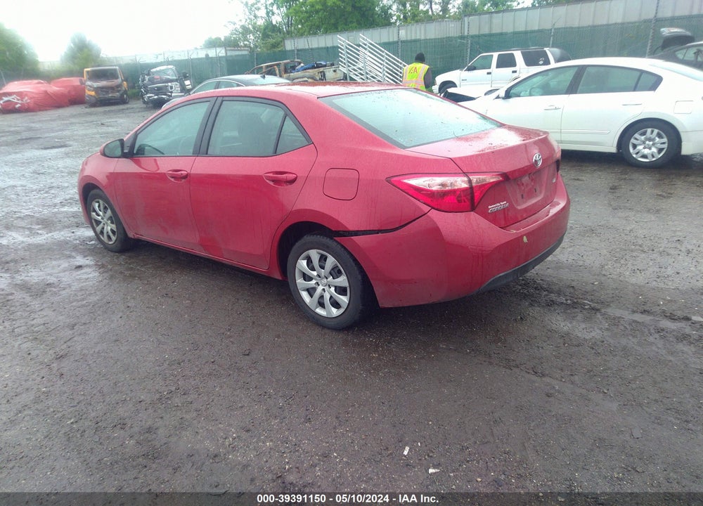 2017 TOYOTA COROLLA LE VIN: 2T1BURHE0HC807458