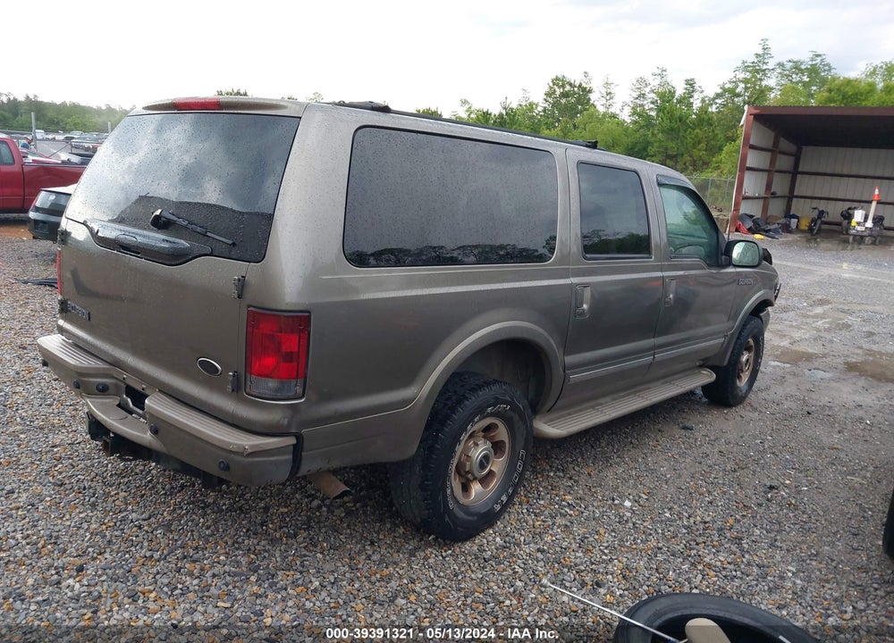 2003 FORD EXCURSION LIMITED VIN: 1FMNU43S33EB55692